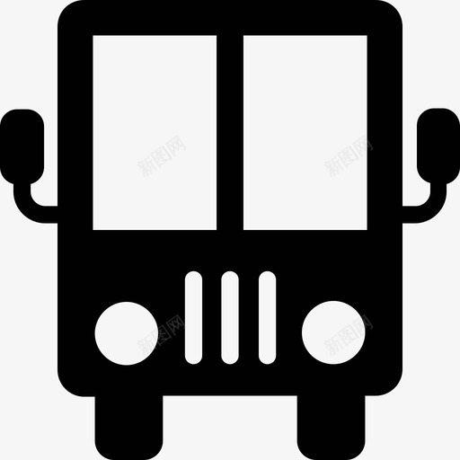 旅行汽车巴士长途汽车图标svg_新图网 https://ixintu.com 交通工具 夏季和旅行标志符号集 旅行 汽车 汽车巴士 长途汽车