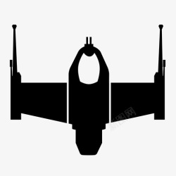 星际战斗机bwing轰炸机战斗机图标高清图片