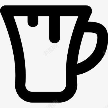 马克杯卡布奇诺咖啡杯图标图标