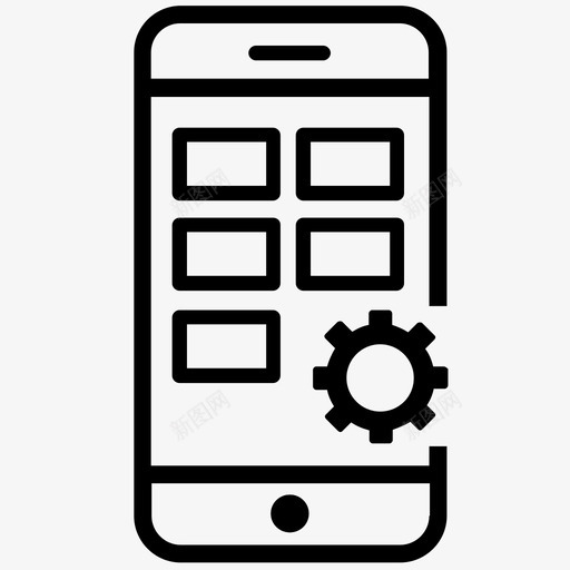 应用程序开发开发者移动应用程序图标svg_新图网 https://ixintu.com 应用程序开发 开发者 智能手机 模型 用户界面 移动应用程序