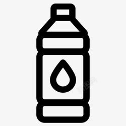 2瓶装瓶装水饮料汽酒图标高清图片