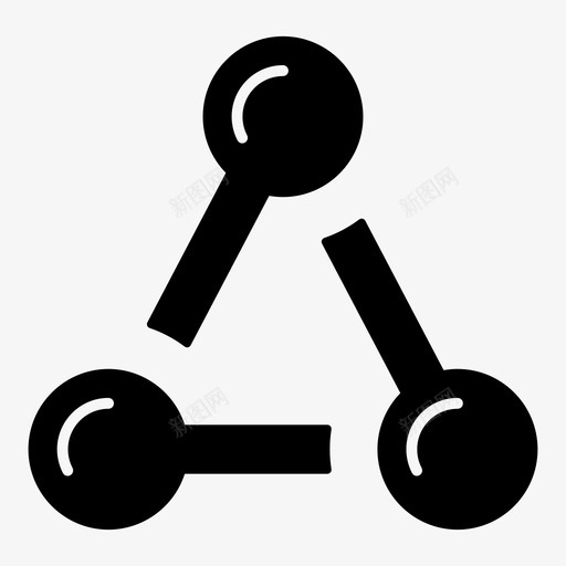 社交网络连接链接图标svg_新图网 https://ixintu.com 分享 社交网络 连接 链接