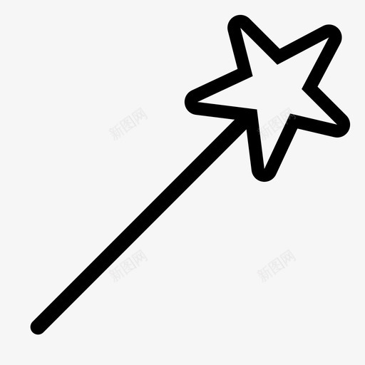 185057 - magic magic wand streamlinesvg_新图网 https://ixintu.com 185057 - magic magic wand streamline