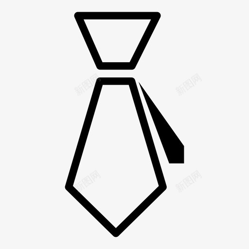 AUGIC领带（前）svg_新图网 https://ixintu.com AUGIC领带（前）