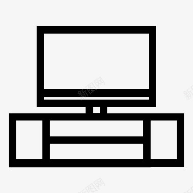 电视橱柜家具图标图标