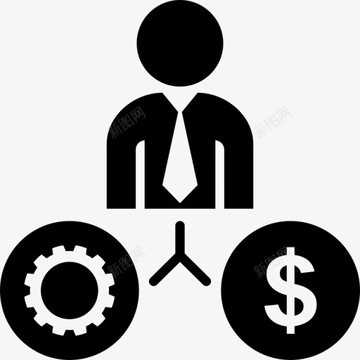 工作钱生意装备图标svg_新图网 https://ixintu.com 伙计 工作钱 生意 装备