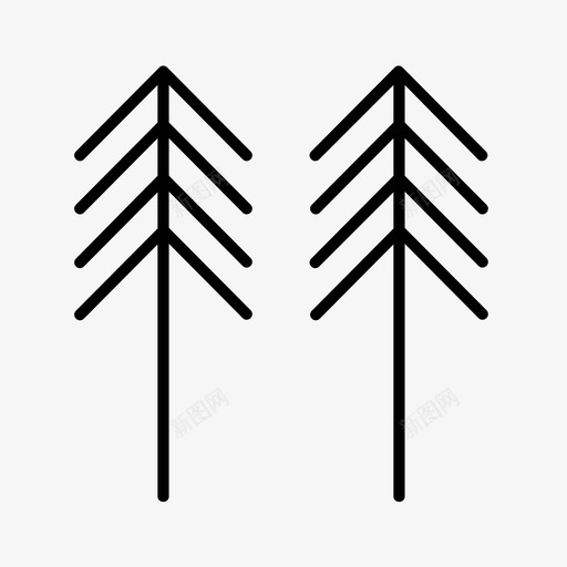 树木探险森林图标svg_新图网 https://ixintu.com 公园 探险 树木 森林