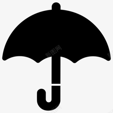 伞保护保险箱图标图标
