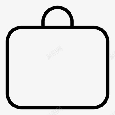 项目行李箱子图标图标