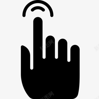 手指双击控制手图标图标