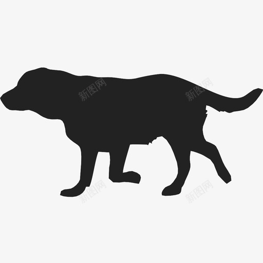 狗的动物猎人野生的图标svg_新图网 https://ixintu.com 狗的动物 猎人 野生的