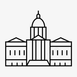 密苏里州密苏里州建筑地标图标高清图片