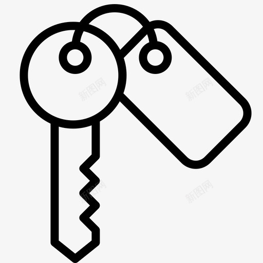 酒店钥匙门钥匙钥匙环图标svg_新图网 https://ixintu.com 房间钥匙 酒店钥匙 钥匙 钥匙环 门钥匙