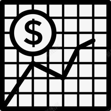 统计商业图经济图图标图标