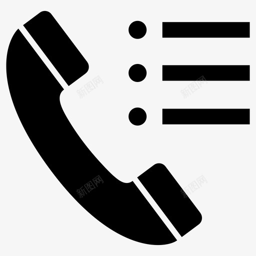 通话记录svg_新图网 https://ixintu.com 通话记录