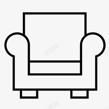 家具床沙发图标图标