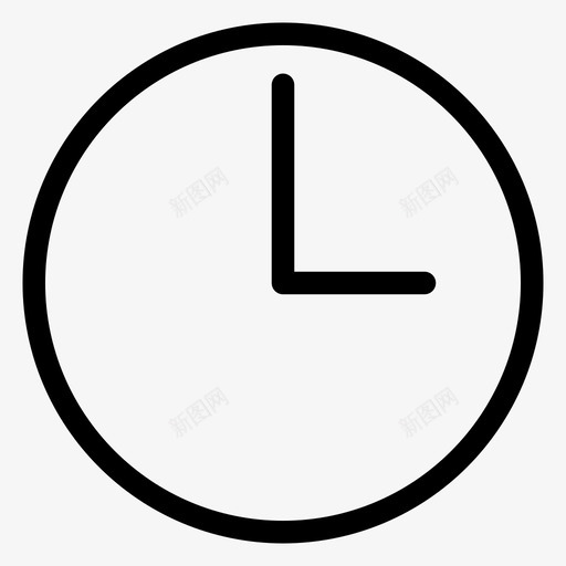 时钟日期时间图标svg_新图网 https://ixintu.com 功能 手表 日期 时钟 时间