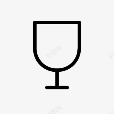酒杯子玻璃杯图标图标