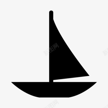 帆船船船艇图标图标