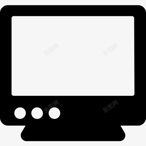 显示器桌面lcd图标svg_新图网 https://ixintu.com lcd led 屏幕 显示器 桌面 购物和商业字形图标