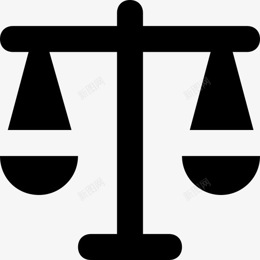 公正等级平衡等级法院图标svg_新图网 https://ixintu.com 公正等级 学校和教育字形图标 平衡等级 法律 法院