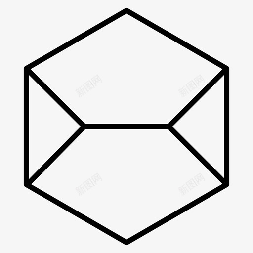 六角形框架六边形框架宝石图标svg_新图网 https://ixintu.com 六角形框架 六边形框架 几何 几何系列 多边形 宝石 盾牌