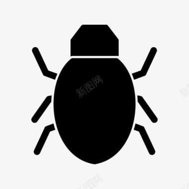 虫子昆虫安全图标图标