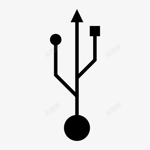 usb连接数据图标svg_新图网 https://ixintu.com usb 数据 签名 设备 连接