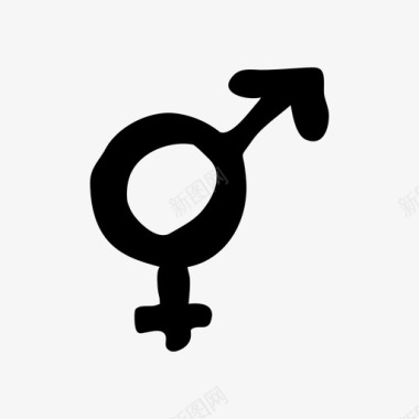 性别男女性别男性女性手绘图标图标