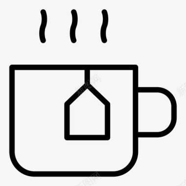 一杯茶早餐饮料图标图标