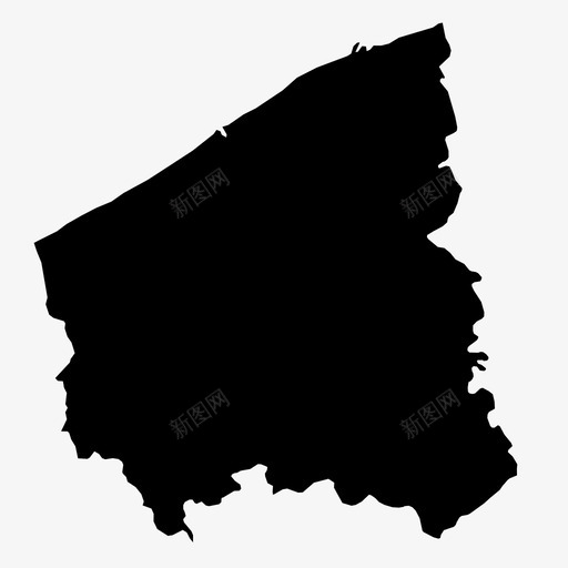 西佛兰德斯比利时地图图标svg_新图网 https://ixintu.com 地区 地图 比利时 比利时各省 省 西佛兰德斯