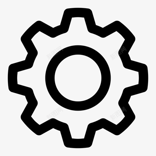 设置齿轮配置图标svg_新图网 https://ixintu.com 基本用户界面 设置 设置轮 设置齿轮 配置 齿轮
