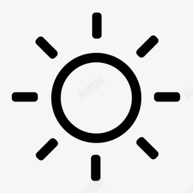 settings_ icon_sun图标