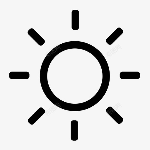 settings_ icon_sunsvg_新图网 https://ixintu.com settings_ icon_sun