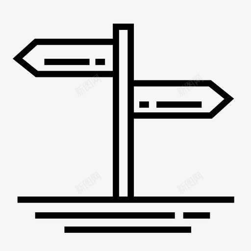 路标箭头购物图标svg_新图网 https://ixintu.com 箭头 购物 路标