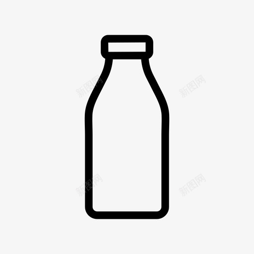 奶瓶牛奶豆奶图标svg_新图网 https://ixintu.com 奶瓶 牛奶 豆奶