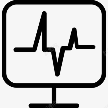 心电心电图机心电监护仪图标图标