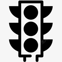 绿灯色交通灯红绿灯道路图标高清图片