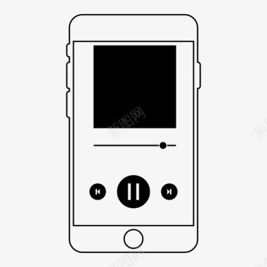 音乐应用程序itunesspotify图标图标