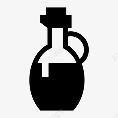 香醋瓶子食物图标图标