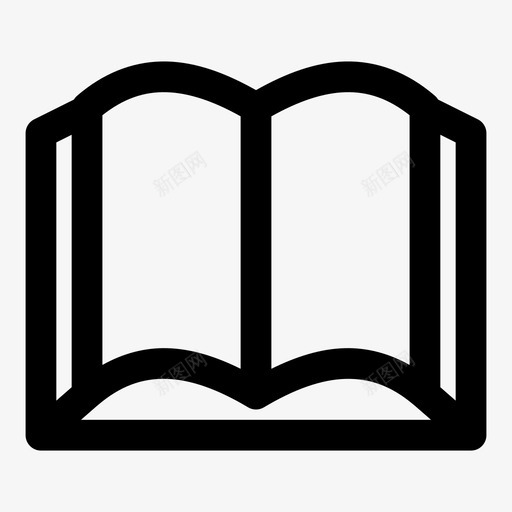 书籍图书馆开放式图标svg_新图网 https://ixintu.com 书籍 图书馆 学生 开放式 阅读