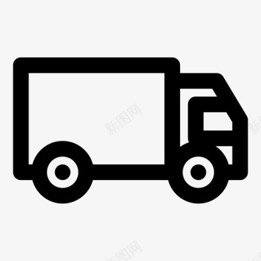卡车商品货物图标图标