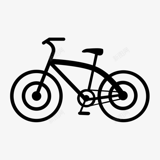 自行车送货山地车图标svg_新图网 https://ixintu.com 交通工具 山地车 自行车 跑车 车辆 送货