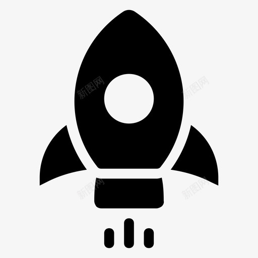火箭发射太空图标svg_新图网 https://ixintu.com 创业 发射 太空 教育字形图标第一卷 火箭