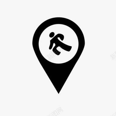 奔跑图标
