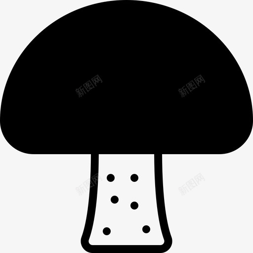 蘑菇烹饪食物图标svg_新图网 https://ixintu.com 森林 烹饪 烹饪配料雕文 美食 蘑菇 食物