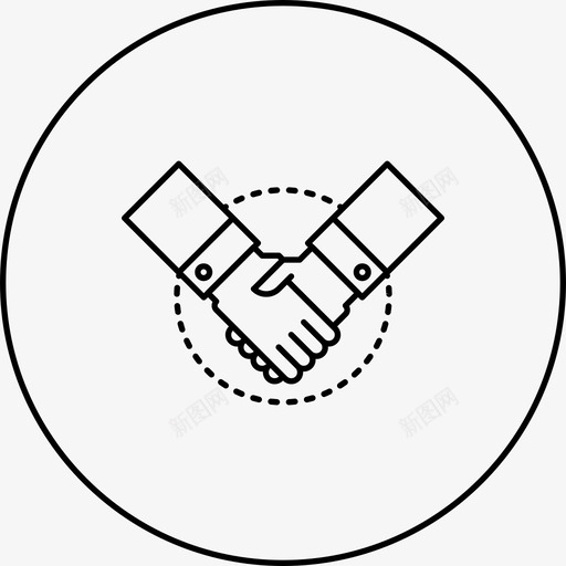 握手协议合作图标svg_新图网 https://ixintu.com 业务条款 交易 协议 合伙 合作 握手 风险投资