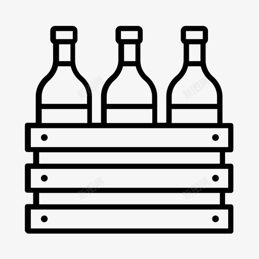 葡萄酒鉴赏家板条箱图标svg_新图网 https://ixintu.com 品酒师 板条箱 葡萄酒 酿酒 鉴赏家