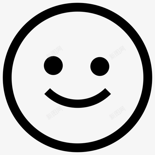 微笑表情符号脸图标svg_新图网 https://ixintu.com 基本设置3 微笑 笑脸 脸 表情符号