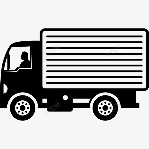 卡车货运物流图标svg_新图网 https://ixintu.com 卡车 物流 货运 运输